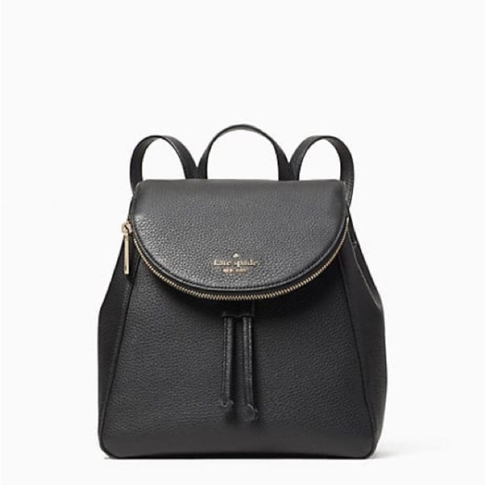 NWT new kate spade leila medium flap backpack